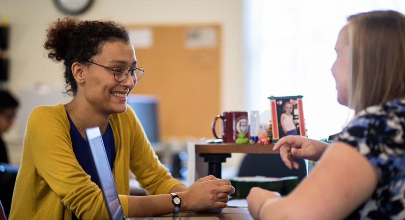 Beloit students are always able to speak with an advisor about career and internship opportunities at 